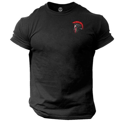 Molon Labe T-shirt Spartana Tasca Abbigliamento Palestra Bodybuilding Allenamento Top