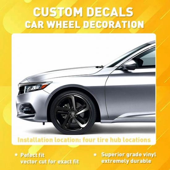 Chrome Delete Blackout Overlay for 2018-22 Honda Accord 19" Sport Wheel Rim EOA