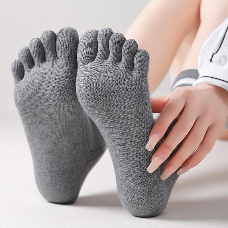 Yoga Five-Finger Socks Children'S Medium Tube Split-Toe Socks Boneless Breathable Comfortable Pilates Women'S Socks Fitness Sports Socks Stockings