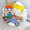 Rugrats  pattern, automatic folding umbrella, portable and foldable design, 8 ribs, a Christmas or birthday gift.