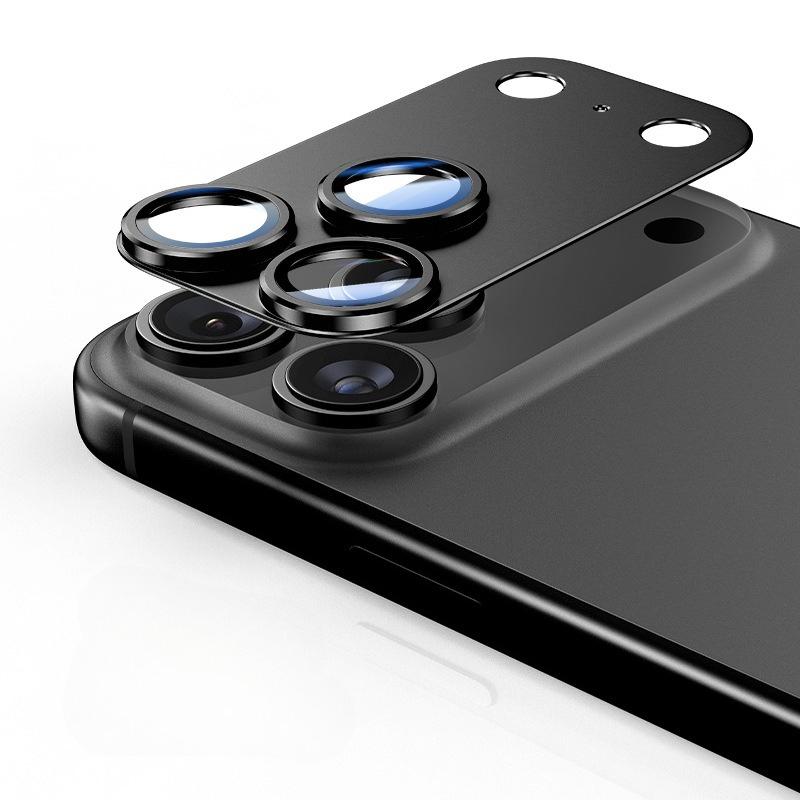 For Apple iPhone 17 Pro Max 17Air 17Pro 17ProMax Metal Ring Camera Lens Protectors Glass Camera Armor Lens Film Cover 4