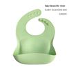 Bavaglino Impermeabile in Silicone per Bambini - Resistente alle Macchie, Tasca Raccogli Cibo Inclusa, Personalizzabile con LOGO.