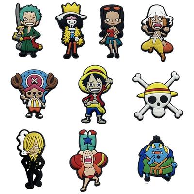 11Pcs OnePiece Series PVC Shoe Charms Decoration for Shoe Accessories