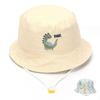 Cartoon Dinosaur Children Fisherman Hat Windproof Baby Capybara Sun Cap Cute Kids Bucket Hat  Girl