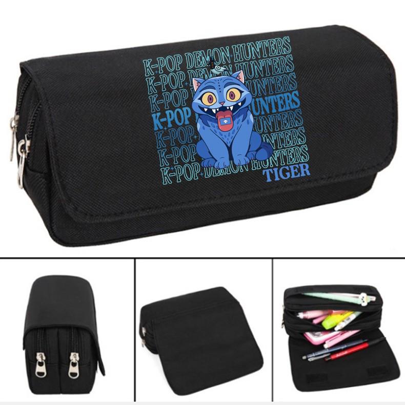 KPOP Anime Demon Hunter Girl Group Pencil Case - Large Capacity Student Stationery Box