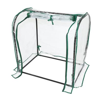WEIMALL Vinylový Malý Zahradní Dóm s Vinylovým Zahradním Květinovým Domem x x V70cm Dům, Balkon, Skleník, Dům, Tvar, Kryt, Regál, Stojan, Rostliny, Zahrada,