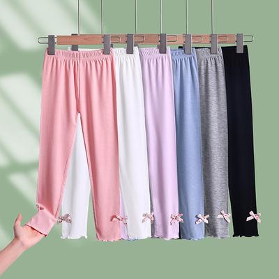 Girls' Leggings Children's Pants Summer Baby Girls' Modal Outer Wear Summer Thin Pants