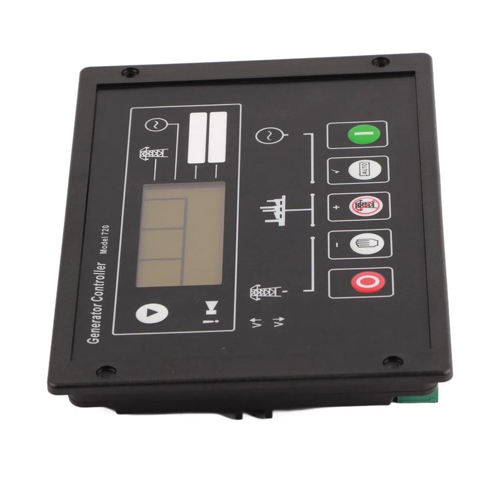 DSE720 Controller Auto Start Panel For Backup Generator Systems Black Generator Part Charger Failure Protection