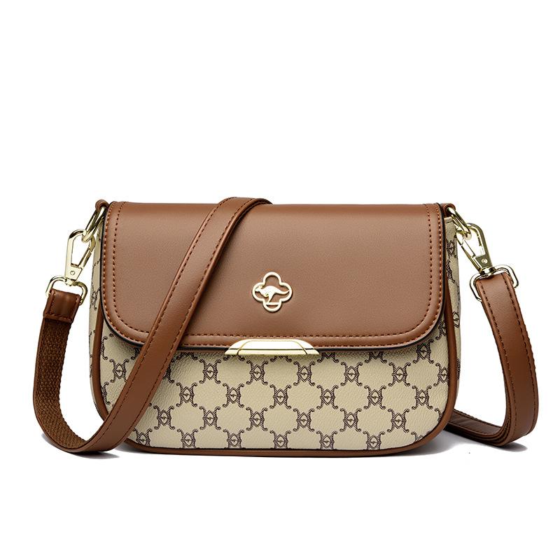 Versatile Simple Single-shoulde Fashionable and Stylish Saddle Women's Crossbody Bag