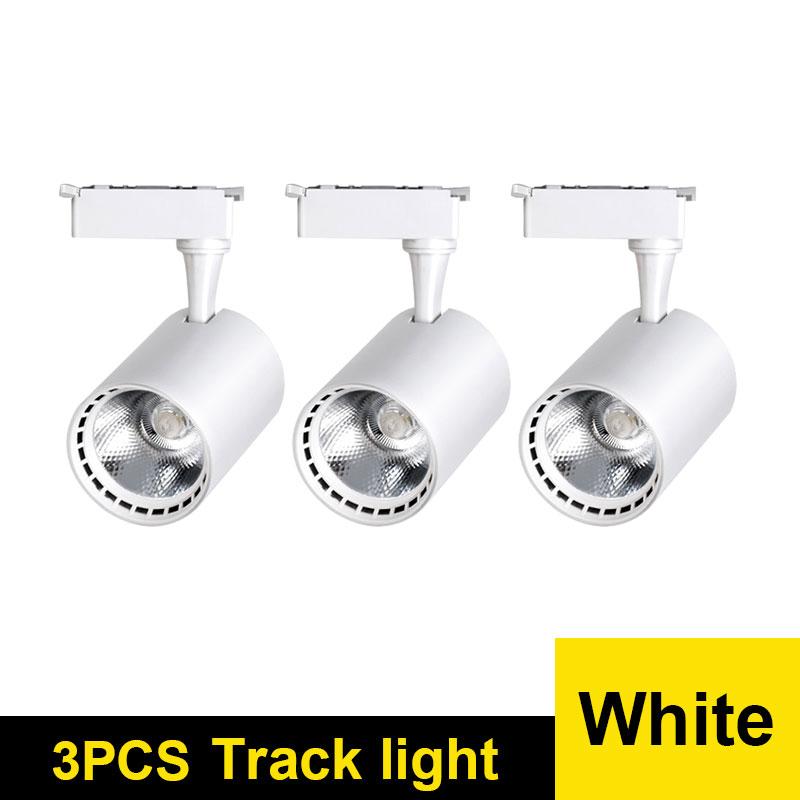 Led Track Light AC220V COB Spotlight Rail Lighting 12W 20W 30W 40W  Set Led Track Rail Spotlight Clothing Store Shop Home
