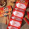 DIY Packing Folding Red Envelope Cartoon Snake Year Red Packet 2025 New Year Packet  Party Gifts