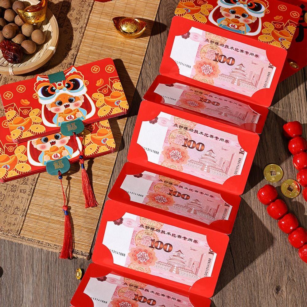 

Cartoon 2025 New Year Packet DIY Packing Snake Year Red Packet Celebration Party Style 3