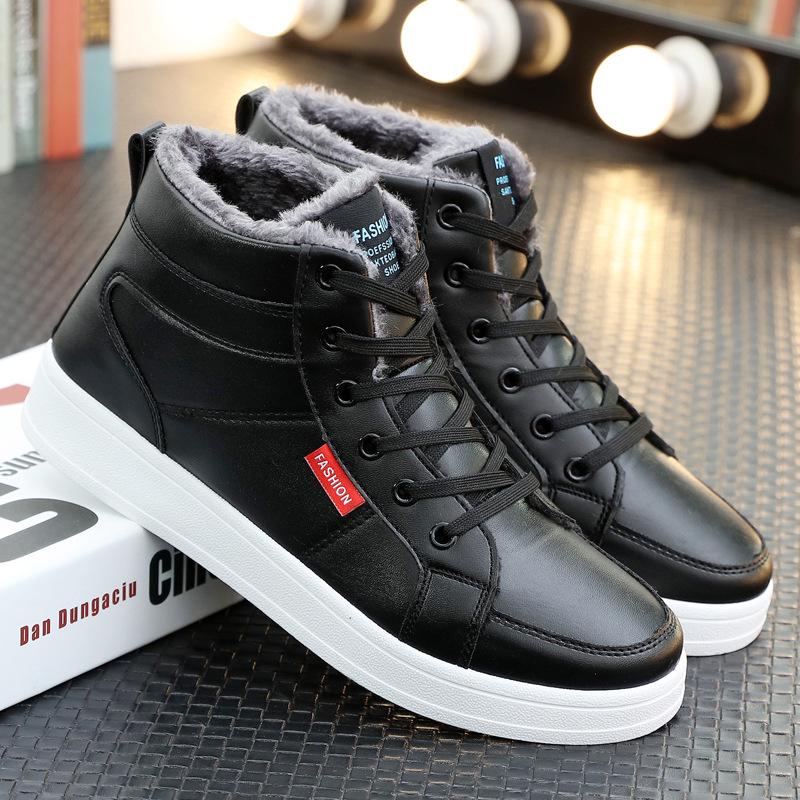 Fashion Winter Boots Men Boots Outdoor Working Boots Men Warm Wither Shoes Non-Slip Sneakers Keep Warm Boots 2019 Fashion shoes