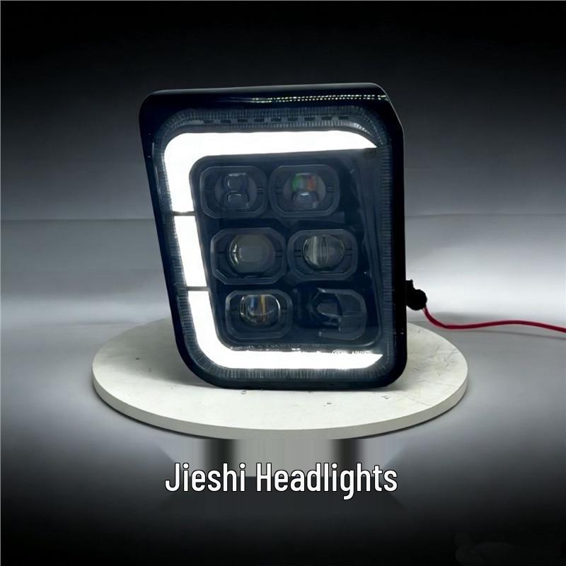 Compatible with Hongyan Jieshi C500/C100 M500 Full LED Multi-Lens Headlight Assembly. Left