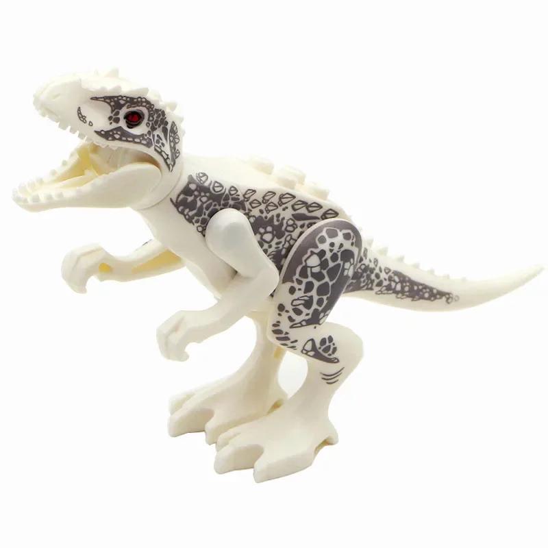 8 Pcs Jurassic 4 Dinosaurs Distortus Rex Action Figures Toys Models Bricks Toys Compatible with Blocks Model Toys