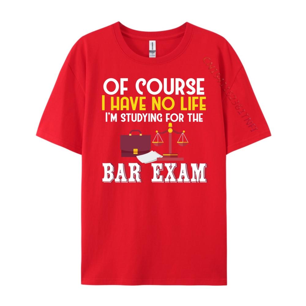 Law School Bar Exam Lawyer Student Luxury Clothing Female Fashionable and Trendy Tshirts Men Original Tees