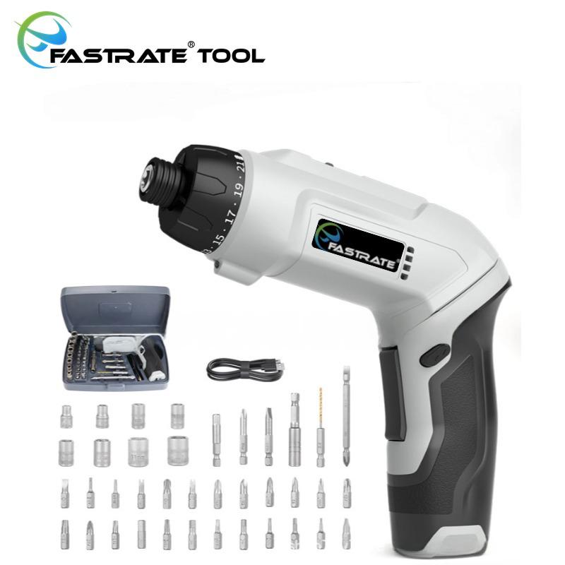 Compact Electric Screwdriver Set - Mini Handheld Tools for Household Use