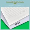 16K Large Genuine Cowhide Notebook for Language, Math, and English with Tian Ge Composition and Eye Protection.