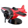 Car Mounted Solar Powered Rotating Airplane Creative Console Center Decoration Ornament Automotive Supplies Interior O9J2