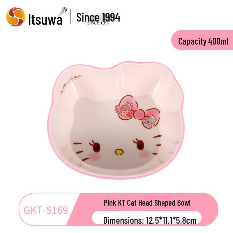 WUHE Sanrio Hello Kitty Kids Melamine Tableware Set