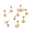 Bar Barbell Ear Cartilage Tragus Helix Studs Piercing Earrings Jewelry