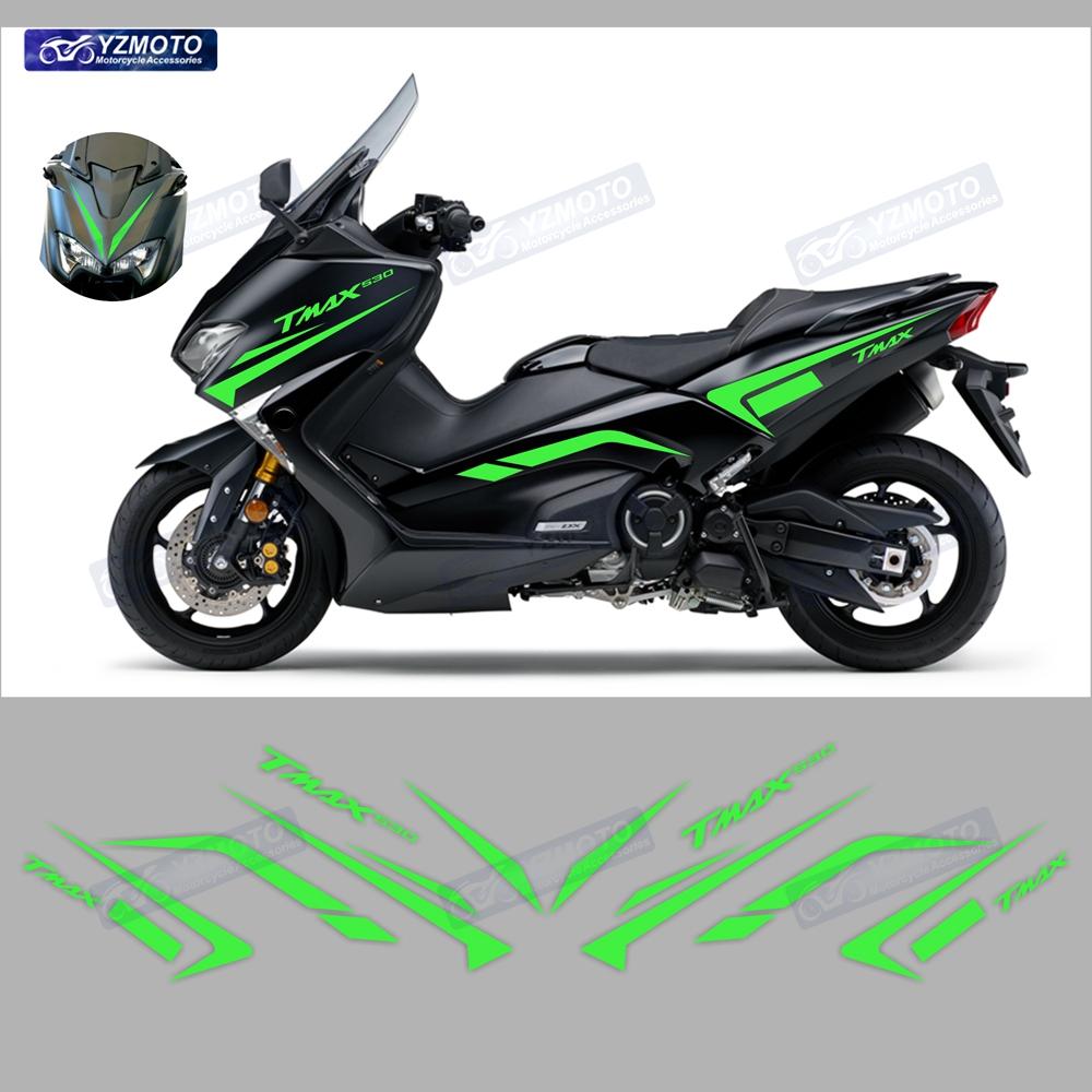 For Yamaha TMAX530 2017 2018 2019 TMAX Motorcycle Accessories Full Car Racing Fairing Sticker Waterproof Body Decal Stickers Kit