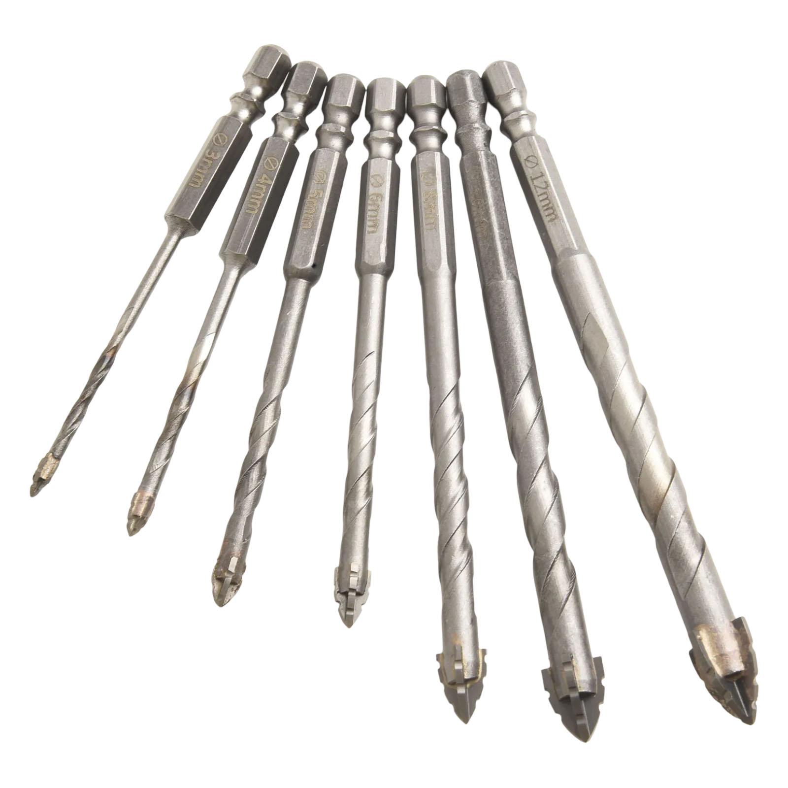 

DIY Projects Glass Tile Drill Efficient Tile Punching Tool Set Shank Diameter 6.35mm Efficient Punching Capability China Mainland