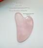 Rose Quartz Heart-Shaped Jade Gua Sha Board for Face and Back.
