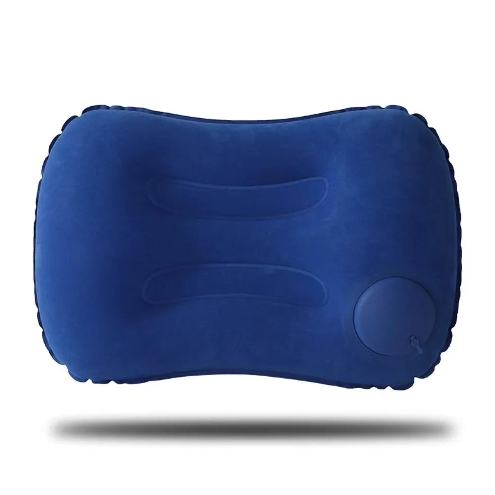 Portable Comfortable Inflatable Pillow, Camping Pillow, Pool Pillow, Ultra Soft Car Pillow for Neck and Lumbar Support