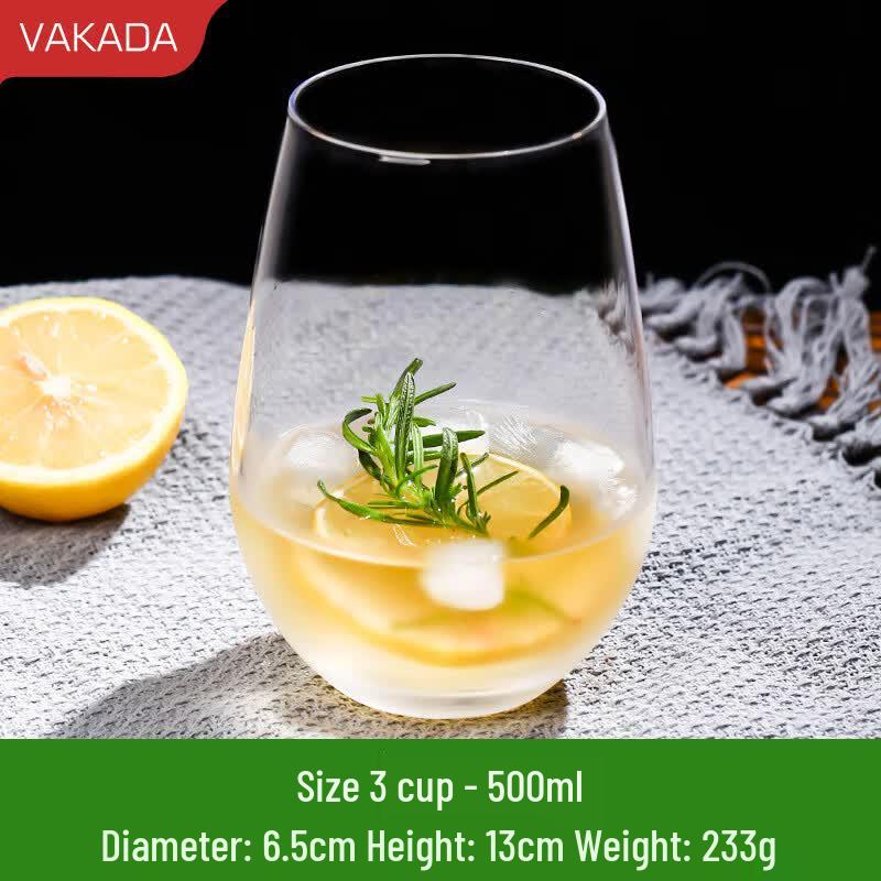 VAKADA Borosilicate Glass Drinking Cup