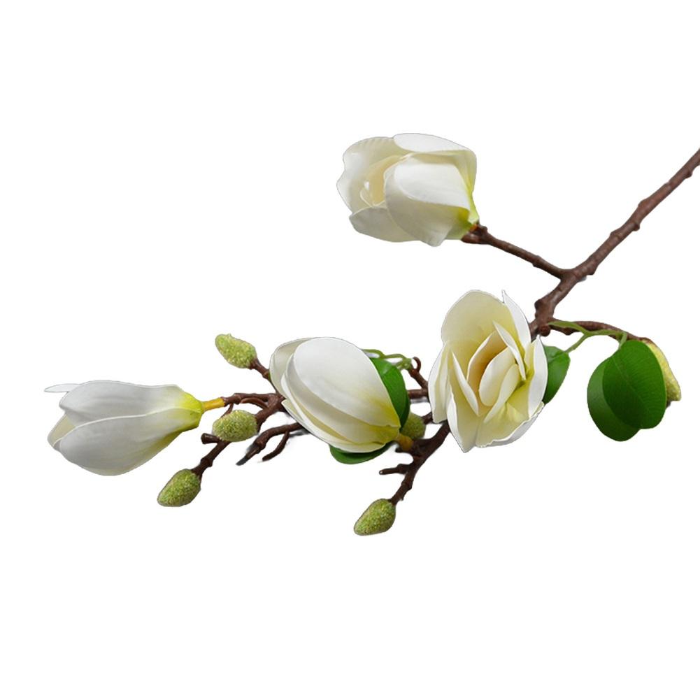 New Practical Artificial Flower Magnolia Orchid For Wedding Decorative Magnolia Denudata Simulation Real Touch