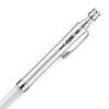 Uni Mitsubishi Pencil Mechanical Pencil Alpha Gel 0.5 Soft Slim White - Ideal for Comfortable Writing