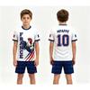 2026 Special Nr. 10 Mbappé Fußballtrikot Shorts Set Damen Frankreich Flagge Fans Shirt und Shorts Sommer Kinder 2-teiliges Set