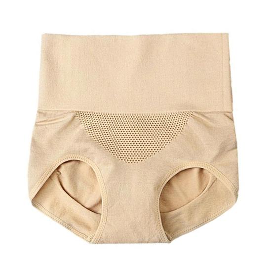 Trendige Damen-Unterhose, hohe Taille, schweißabsorbierend, nahtlos, schützt den Bauch, Damen-Höschen für Frauen nach der Geburt