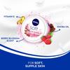 NIVEA Soft Berry Blossom Moisturizing Cream 200ml, Light Hydration for Face Hands Body, Vitamin E Jojoba Oil, Non-Greasy