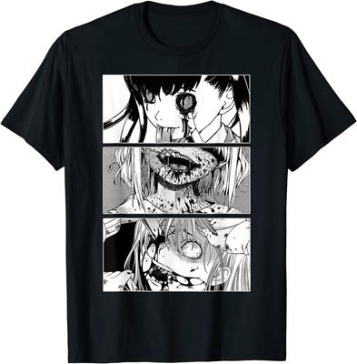 NEUES Horror Anime Mädchen Japanische Ästhetik Anime Design Geschenk T-Shirt S-5XL Unisex T-Shirt