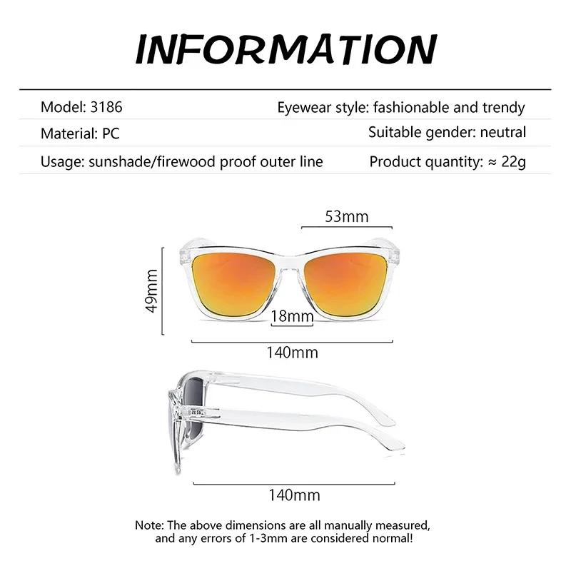 Ochelari de Soare Transparenți Vintage pentru Bărbați Utilizare la Condus Ochelari pentru Sporturi în Aer Liber Femei Ochelari de Soare la Modă Ochelari cu Ramă din Sticlă Transparentă Ochelari UV400