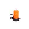 Skull Shape Candle Light Decorative Tabletop Ornament for Party Scene Small Oil Lamp Halloween Event Gift Home Decor
