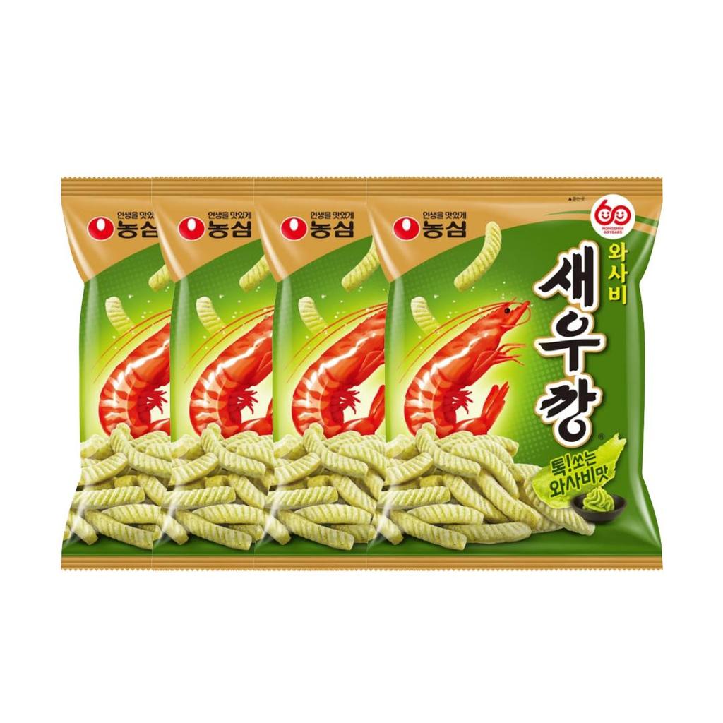 Nongshim Shrimp Cracker Original 90 G / Wasabi Shrimp Cracker 70 G (2 Options)