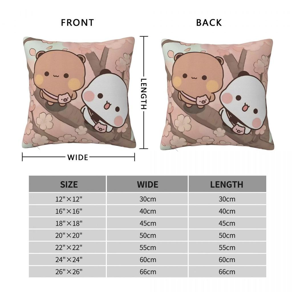 Bubu Dudu Cute Cartoon Bear Character Pillow Cover Kawaii Panda Pillow Case Cushion Cover Pillowcases For Party Home Decor