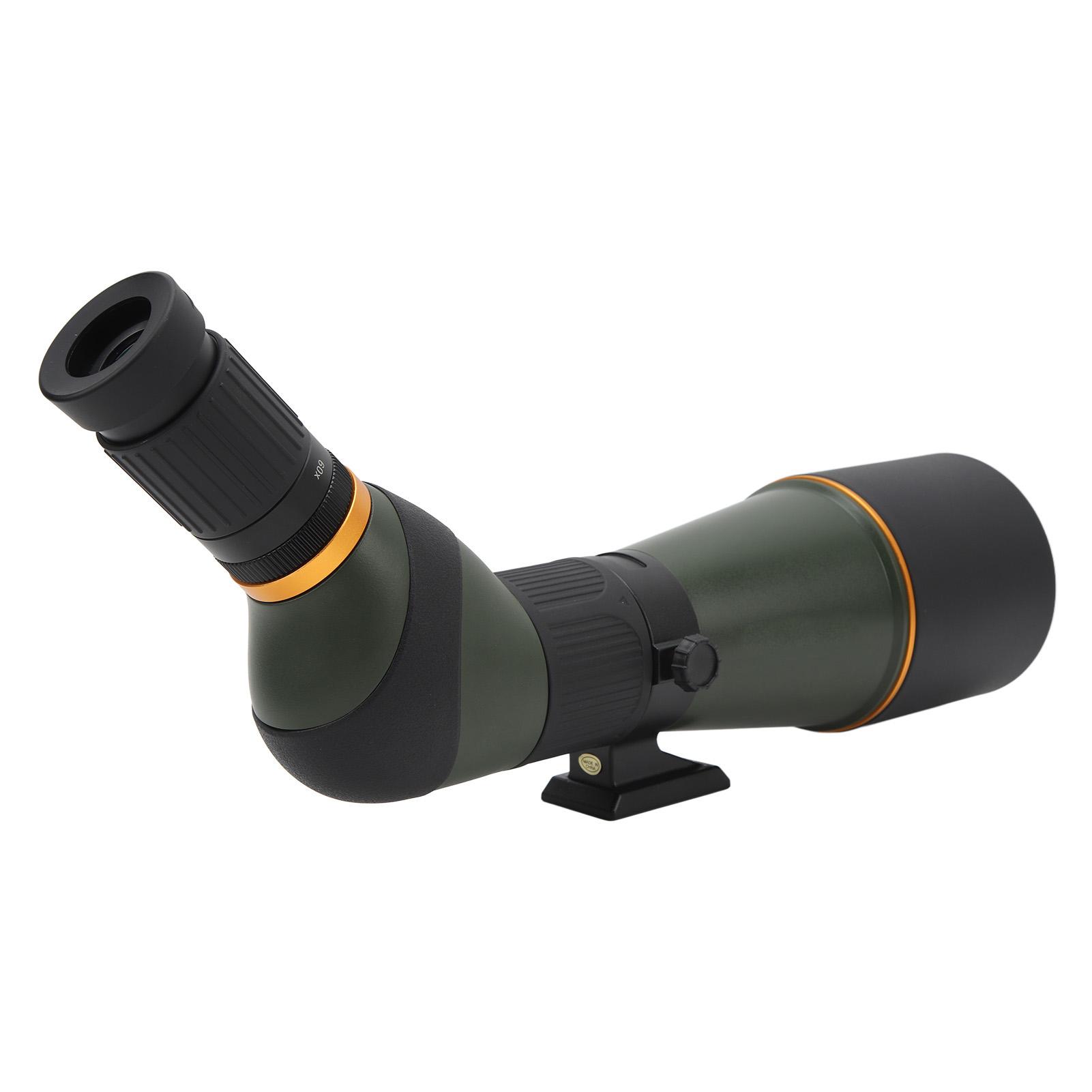 

2060x80 Spotting Scopes Large Caliber 20x Magnification HD Micro Light Night Vision Monocular for Bird Watching
