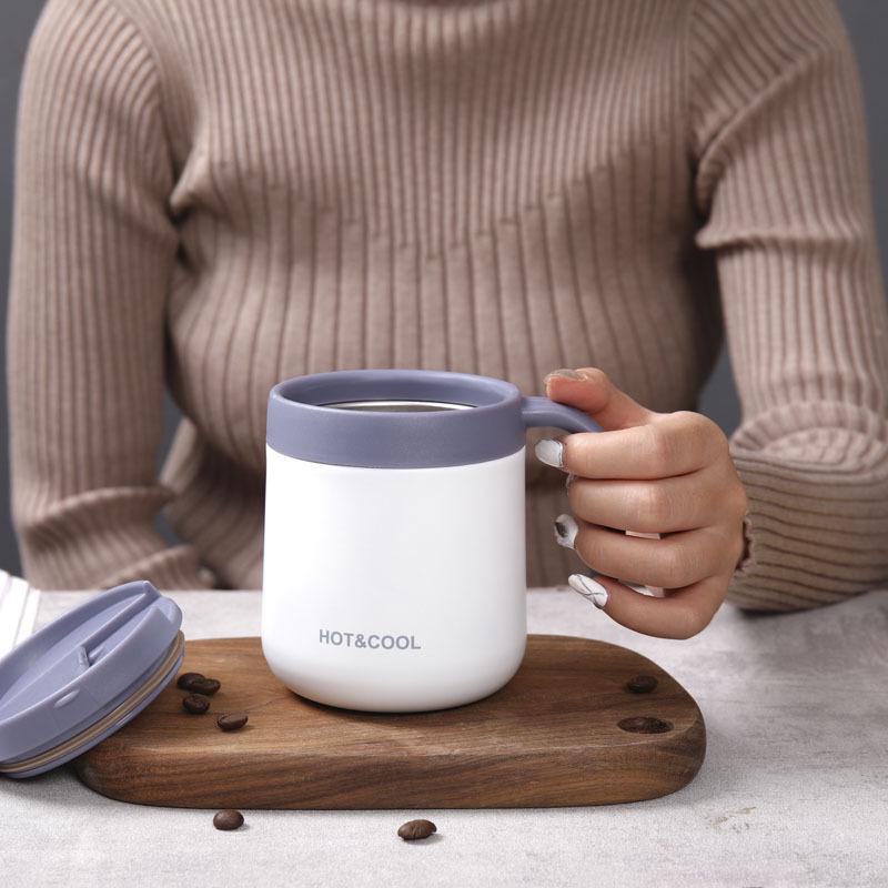 Stainless Steel Insulated Coffee Mug with Handle for Men and Women