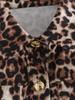 Spring 2025 Women's European & American Fashion Sleeveless Leopard Print Vest