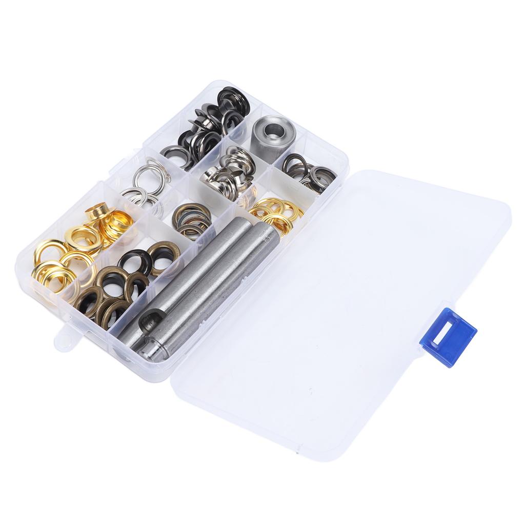 Grommet Tool Kit 12mm Large Electroplated Metal Eyelets Tool Set Handicraft Decoration Office Equipment