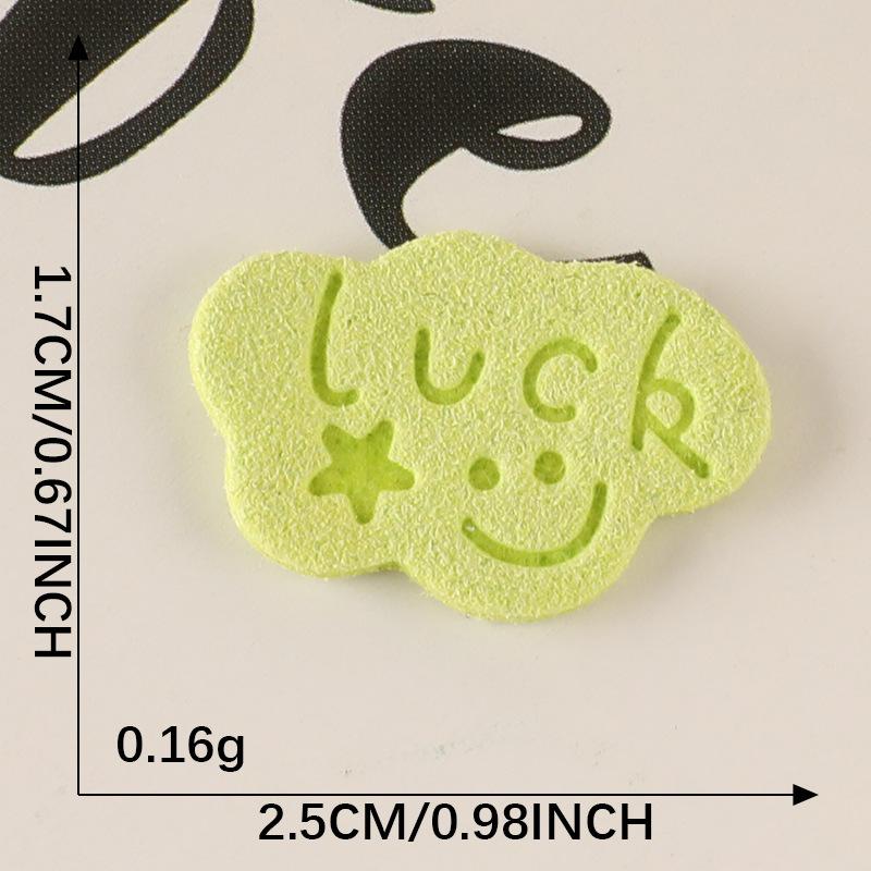 10Pcs/Bag Clothing Accessories Love Letter Leather Label Handbook Diy Embroidery Patch Printed Fabric Label Logo