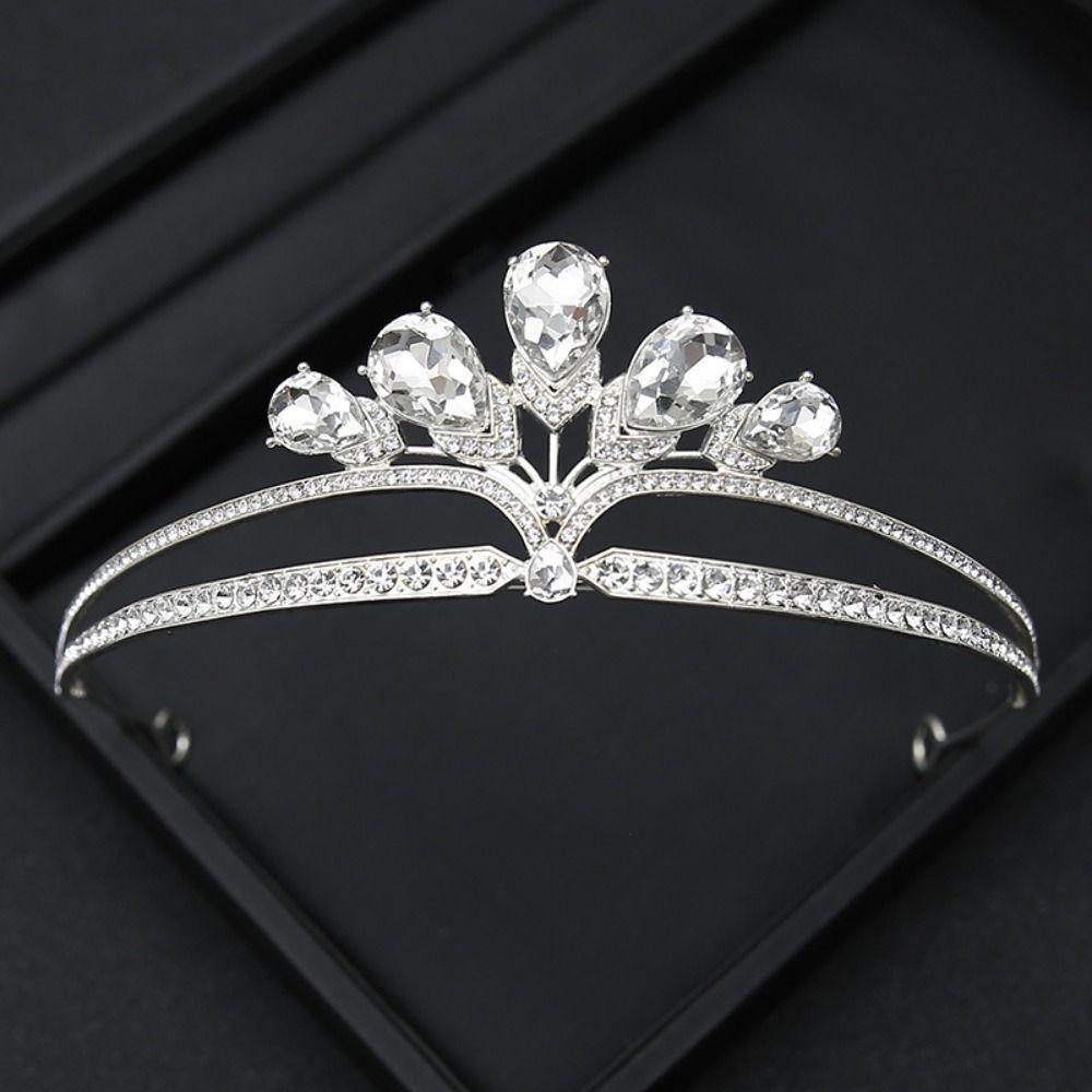 

Цирконий барочный кристалл тиара полая свадебная корона винтажная принцесса обруч для волос свадьба