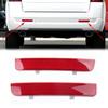 for Range Rover LR2 Rear Bumper Reflector Lights Pair Red Marker Lens Tail Fog Lamp Replacement Driving Safety