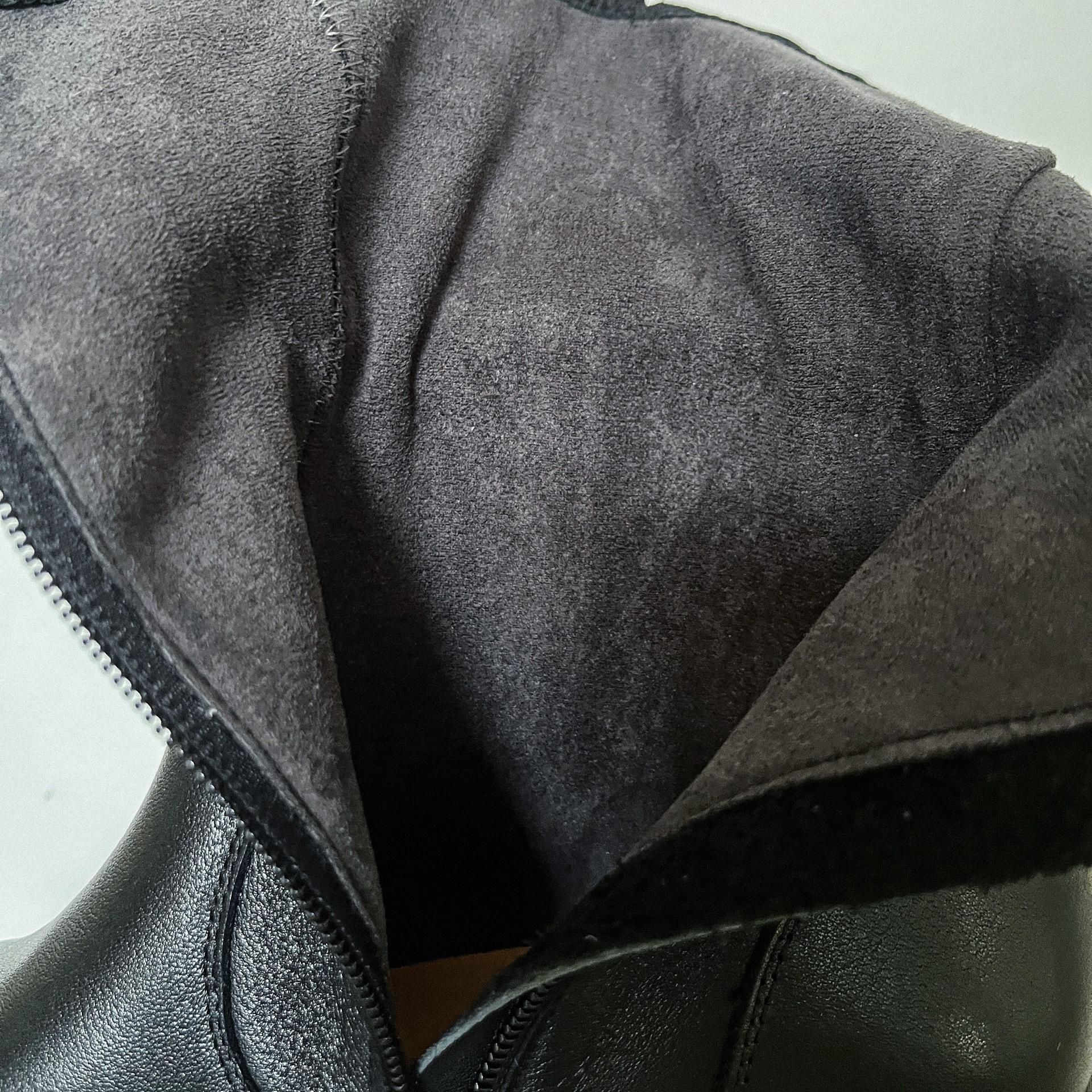 Western mid length short boots for women 2026 new autumn and winter flat bottomed mid length boots retro knight single boots 35 11350₽