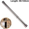 Tringle télescopique inox 66–122 cm pour penderie, rideau ou douche – Ø 25 mm