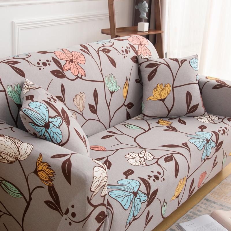 New Printed All Inclusive Sofa Cover Dustproof Elastic Sofa Cover
